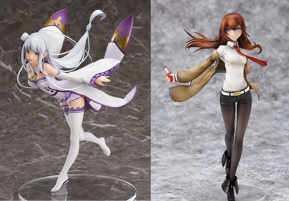 emilia e kurisu della good smile company emilia e kurisu della good smile company